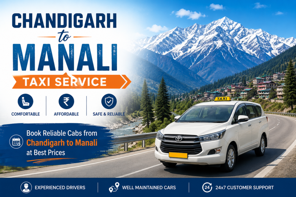 Chandigarh to Manali Taxi