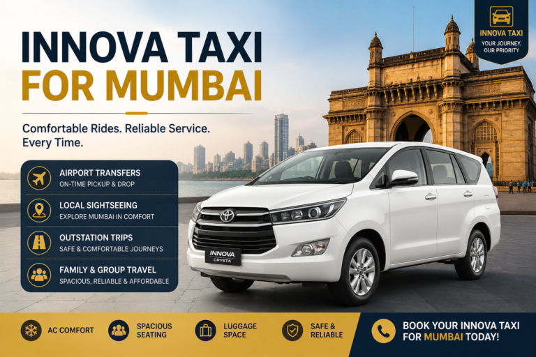Innova Taxi for Mumbai