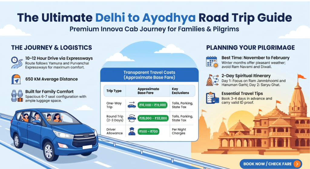  Delhi to Ayodhya