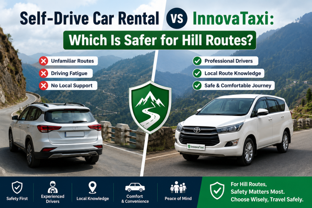 Self-Drive Car Rental vs InnovaTaxi